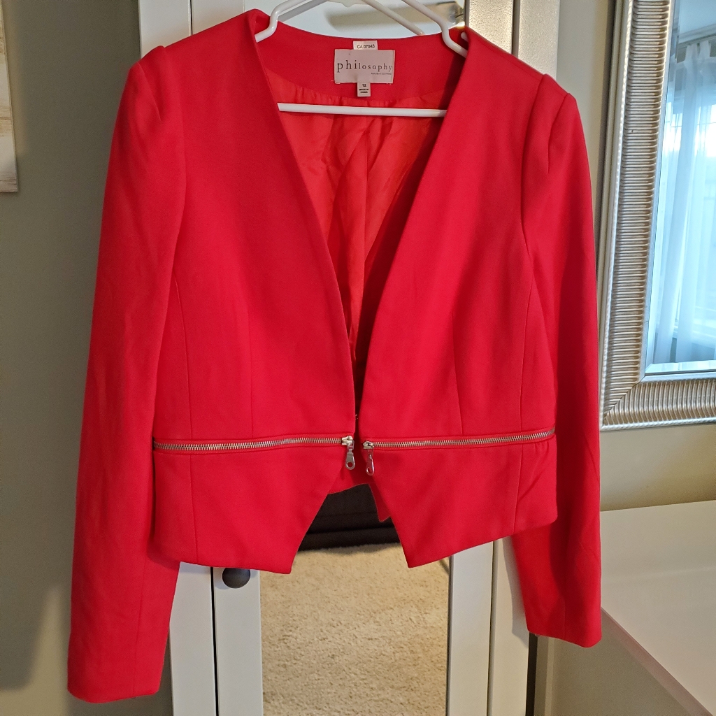 Fuscia Blazer